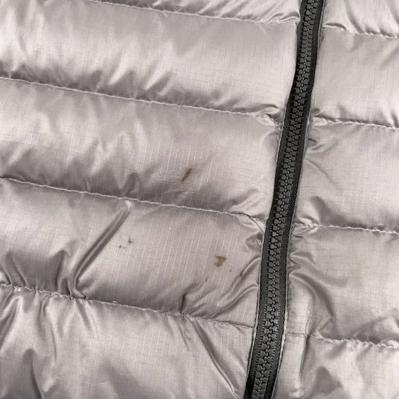 Patagonia Vest Mens 2XL Gray Down Sweater Puffer Full Zip Hiking Outdoor 84622 - Picture 2 of 11